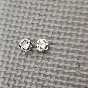 Elegant Silver Stud Earrings